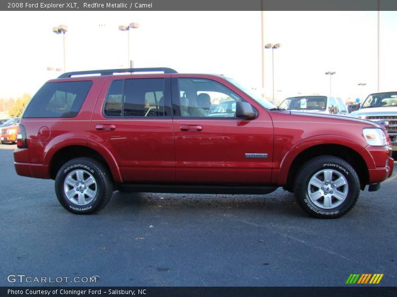 Redfire Metallic / Camel 2008 Ford Explorer XLT
