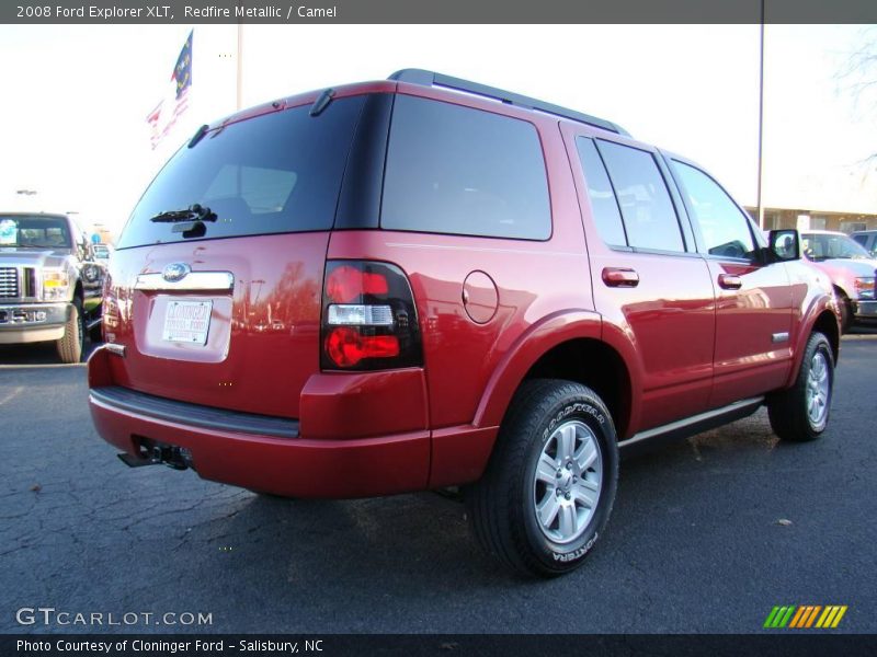 Redfire Metallic / Camel 2008 Ford Explorer XLT
