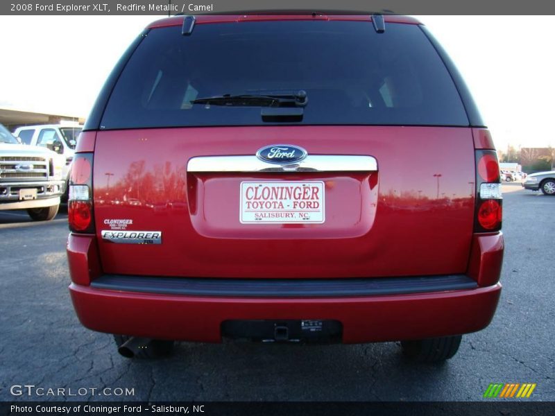 Redfire Metallic / Camel 2008 Ford Explorer XLT