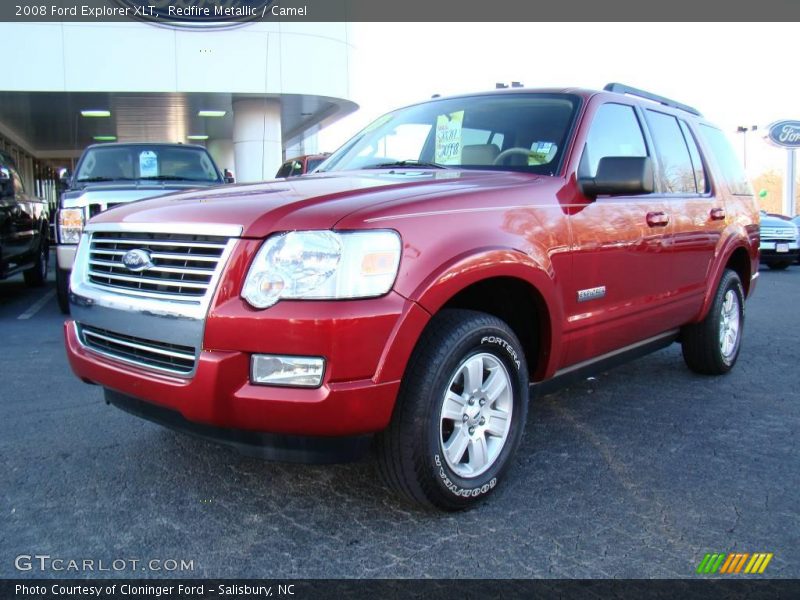 Redfire Metallic / Camel 2008 Ford Explorer XLT