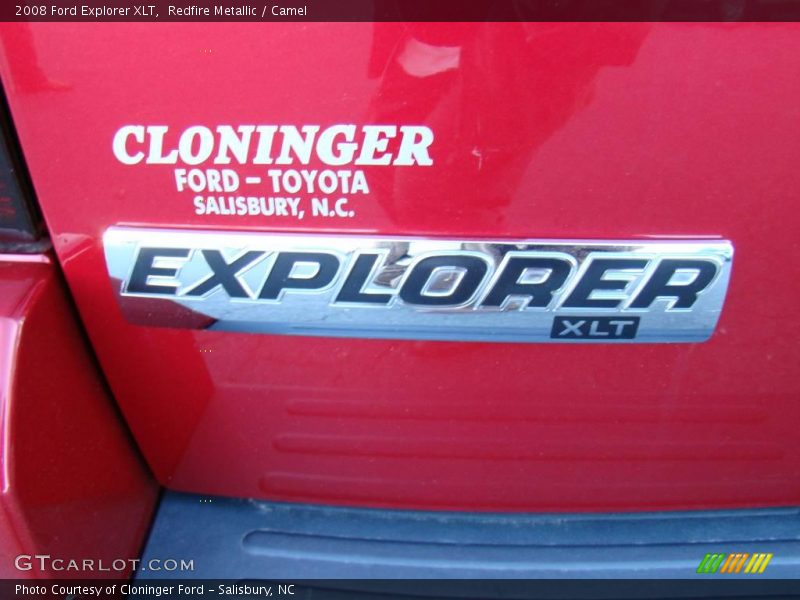 Redfire Metallic / Camel 2008 Ford Explorer XLT