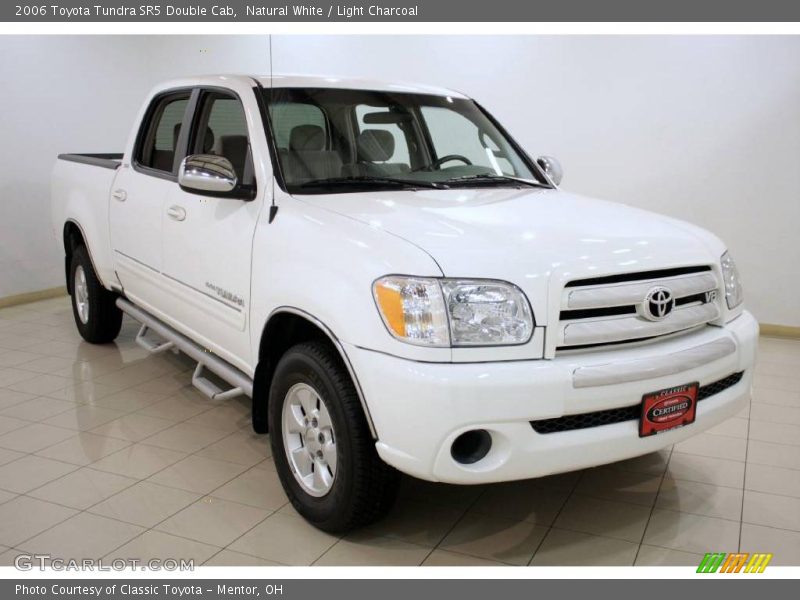 Natural White / Light Charcoal 2006 Toyota Tundra SR5 Double Cab