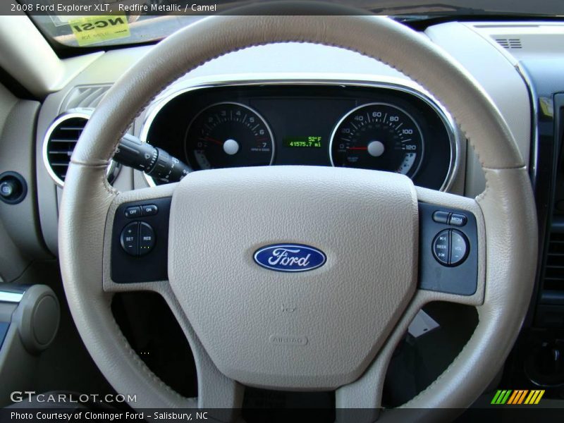Redfire Metallic / Camel 2008 Ford Explorer XLT