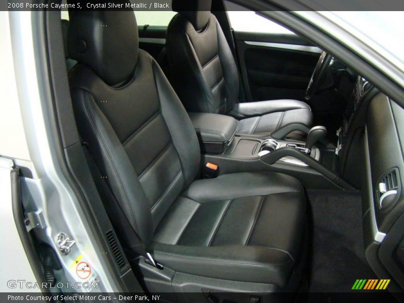 Crystal Silver Metallic / Black 2008 Porsche Cayenne S