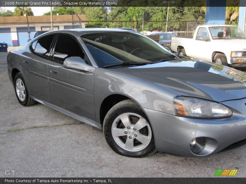 Shadow Gray Metallic / Ebony 2008 Pontiac Grand Prix Sedan