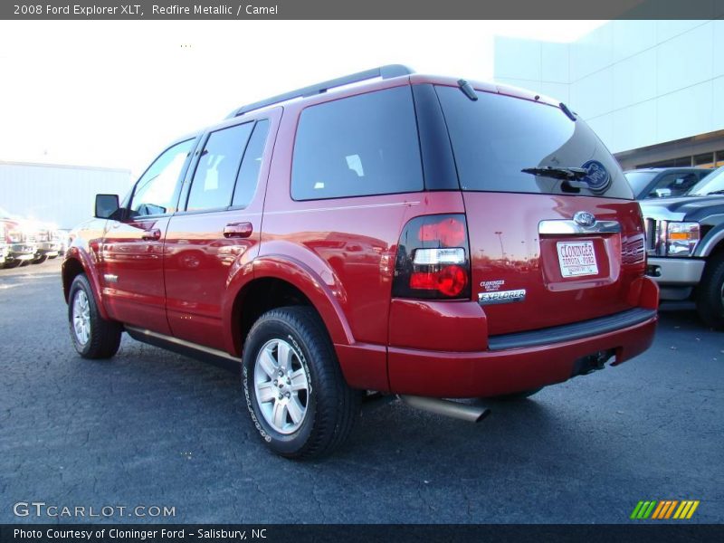 Redfire Metallic / Camel 2008 Ford Explorer XLT