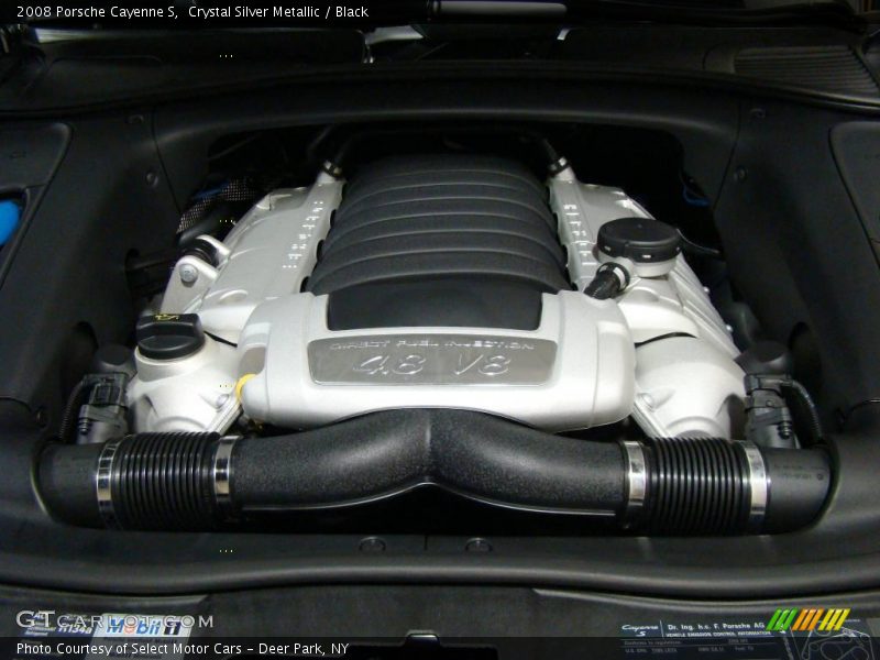 Crystal Silver Metallic / Black 2008 Porsche Cayenne S