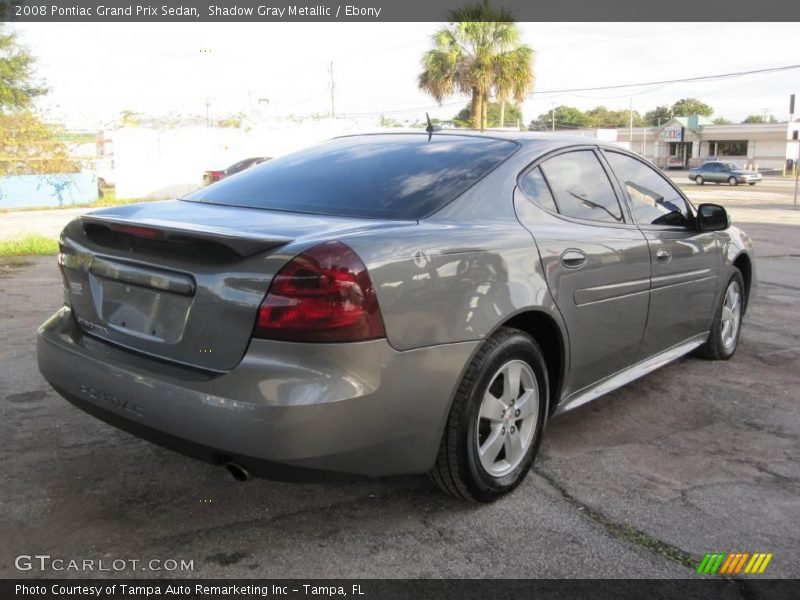 Shadow Gray Metallic / Ebony 2008 Pontiac Grand Prix Sedan