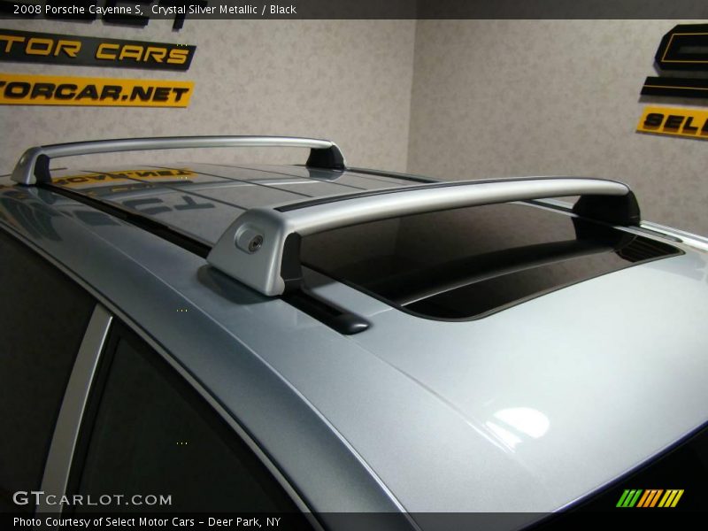 Crystal Silver Metallic / Black 2008 Porsche Cayenne S