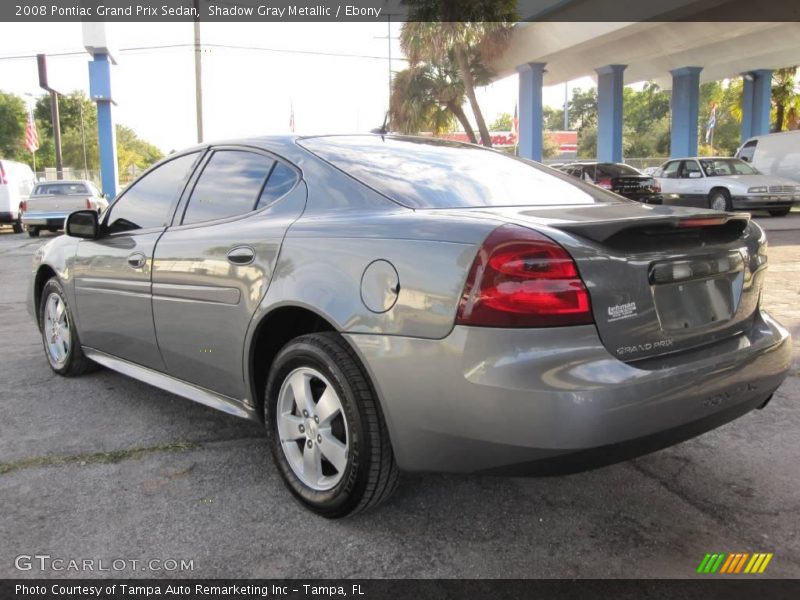 Shadow Gray Metallic / Ebony 2008 Pontiac Grand Prix Sedan