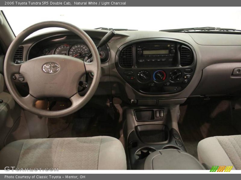 Natural White / Light Charcoal 2006 Toyota Tundra SR5 Double Cab