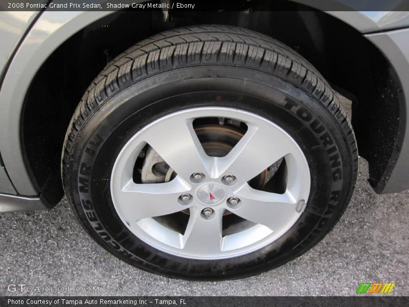 Shadow Gray Metallic / Ebony 2008 Pontiac Grand Prix Sedan