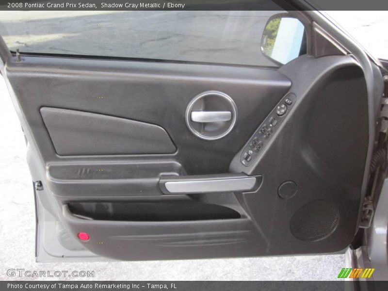 Shadow Gray Metallic / Ebony 2008 Pontiac Grand Prix Sedan
