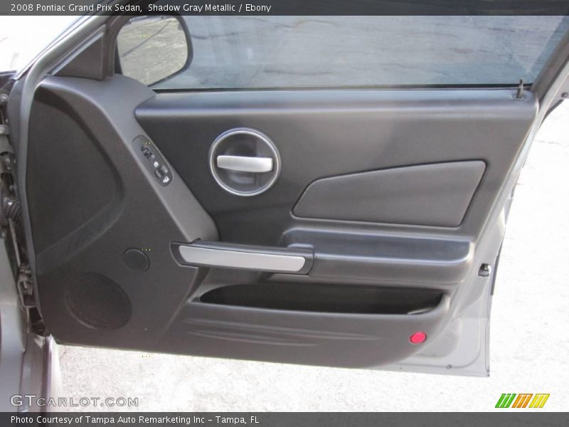 Shadow Gray Metallic / Ebony 2008 Pontiac Grand Prix Sedan