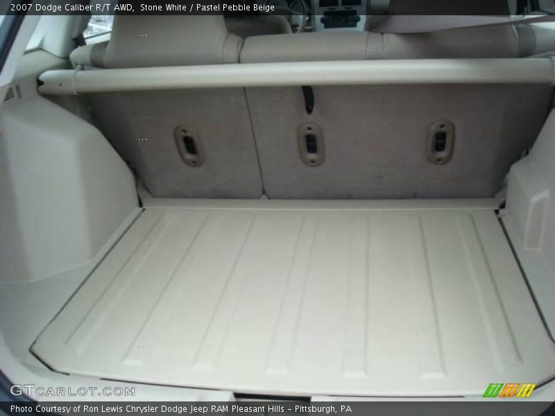 Stone White / Pastel Pebble Beige 2007 Dodge Caliber R/T AWD
