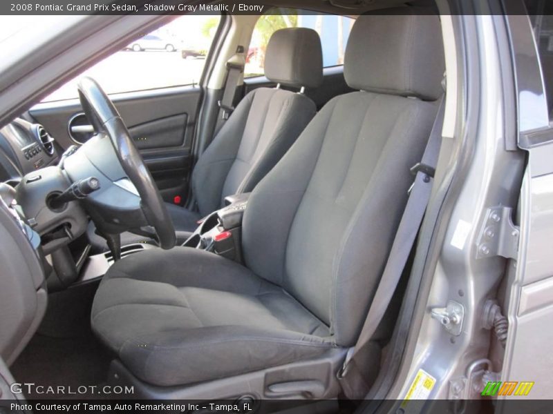 Shadow Gray Metallic / Ebony 2008 Pontiac Grand Prix Sedan