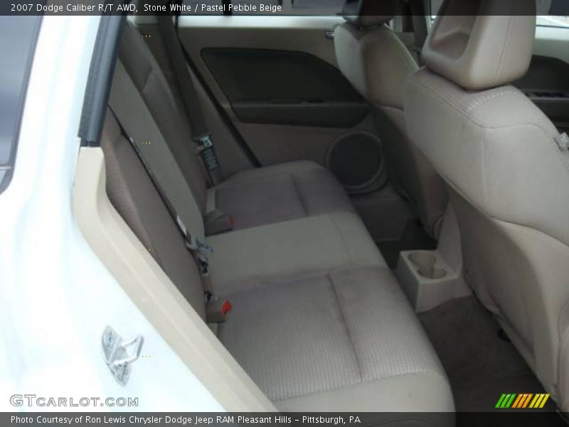 Stone White / Pastel Pebble Beige 2007 Dodge Caliber R/T AWD