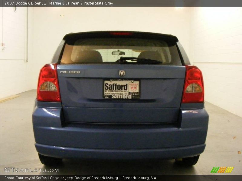 Marine Blue Pearl / Pastel Slate Gray 2007 Dodge Caliber SE