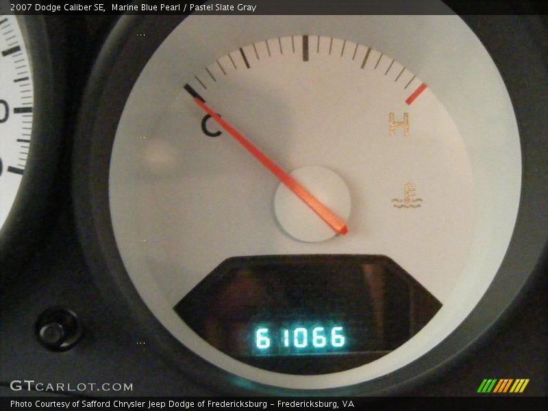 Marine Blue Pearl / Pastel Slate Gray 2007 Dodge Caliber SE