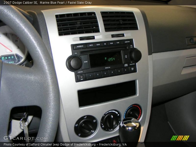 Marine Blue Pearl / Pastel Slate Gray 2007 Dodge Caliber SE