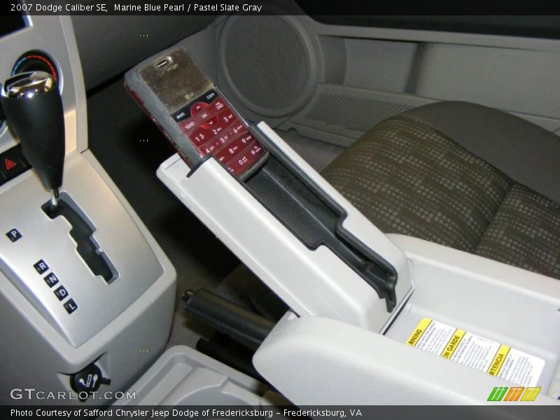 Marine Blue Pearl / Pastel Slate Gray 2007 Dodge Caliber SE