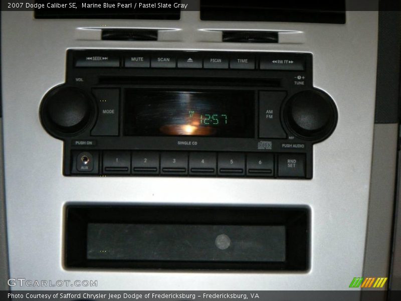 Marine Blue Pearl / Pastel Slate Gray 2007 Dodge Caliber SE