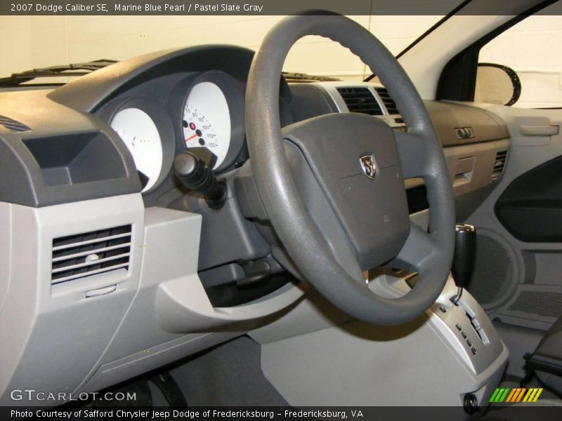 Marine Blue Pearl / Pastel Slate Gray 2007 Dodge Caliber SE