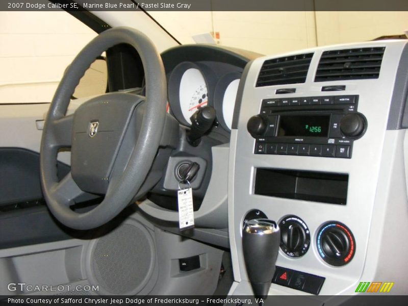 Marine Blue Pearl / Pastel Slate Gray 2007 Dodge Caliber SE