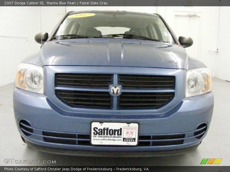 Marine Blue Pearl / Pastel Slate Gray 2007 Dodge Caliber SE