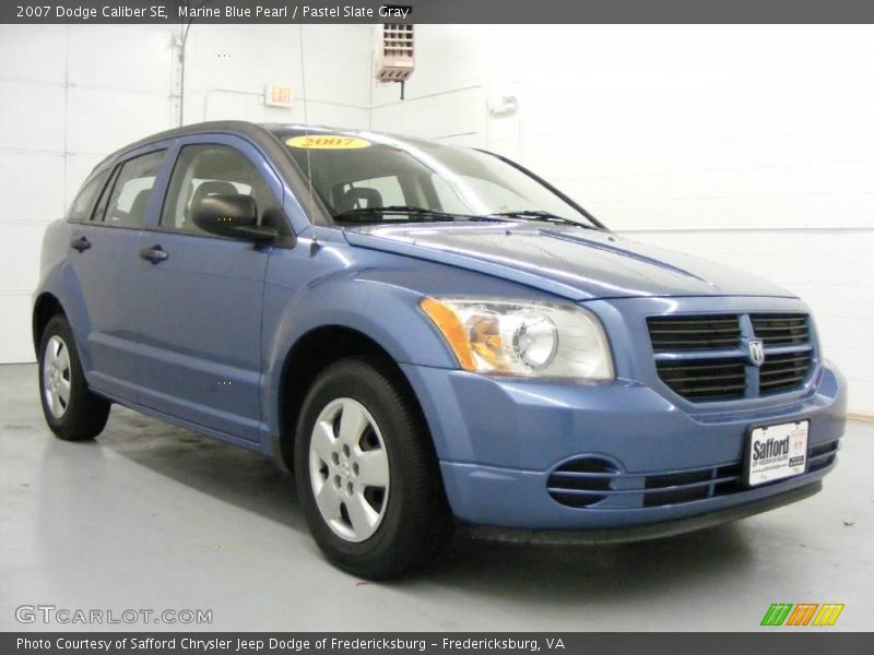 Marine Blue Pearl / Pastel Slate Gray 2007 Dodge Caliber SE