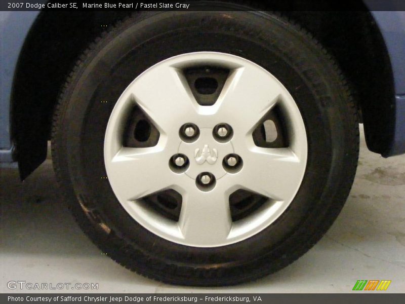 Marine Blue Pearl / Pastel Slate Gray 2007 Dodge Caliber SE