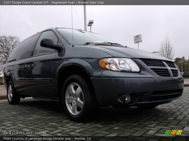 Magnesium Pearl / Medium Slate Gray 2007 Dodge Grand Caravan SXT