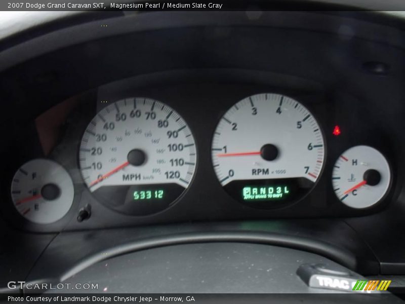 Magnesium Pearl / Medium Slate Gray 2007 Dodge Grand Caravan SXT