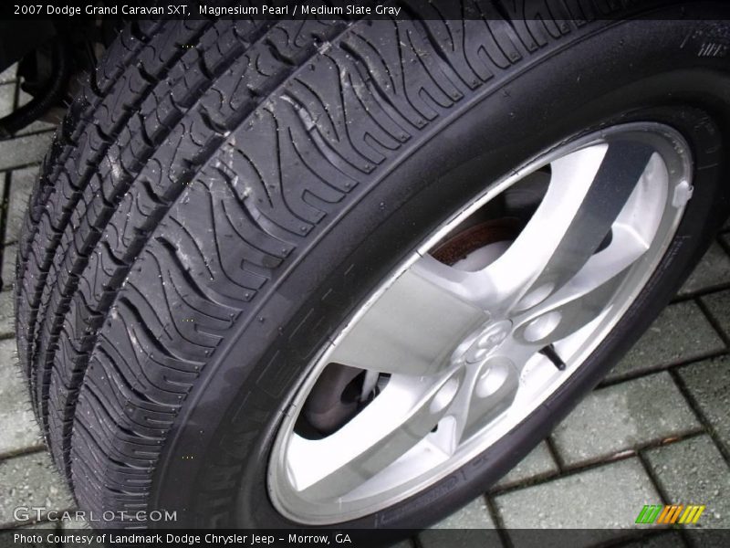 Magnesium Pearl / Medium Slate Gray 2007 Dodge Grand Caravan SXT