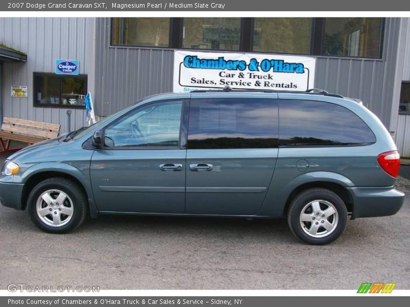 Magnesium Pearl / Medium Slate Gray 2007 Dodge Grand Caravan SXT