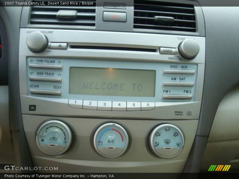 Desert Sand Mica / Bisque 2007 Toyota Camry LE