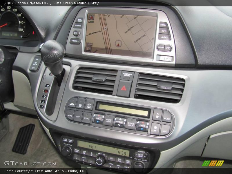 Slate Green Metallic / Gray 2007 Honda Odyssey EX-L