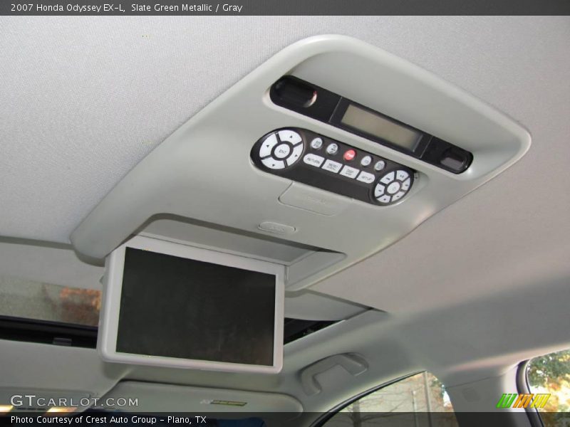 Slate Green Metallic / Gray 2007 Honda Odyssey EX-L