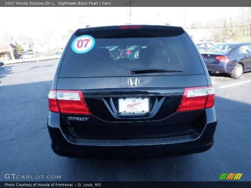 Nighthawk Black Pearl / Ivory 2007 Honda Odyssey EX-L