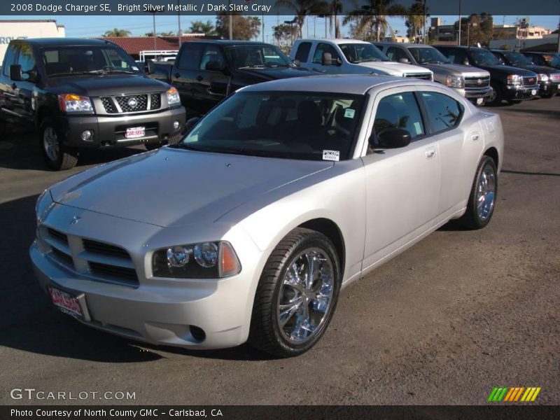 Bright Silver Metallic / Dark Slate Gray 2008 Dodge Charger SE