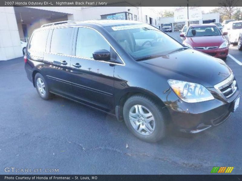 Nighthawk Black Pearl / Ivory 2007 Honda Odyssey EX-L