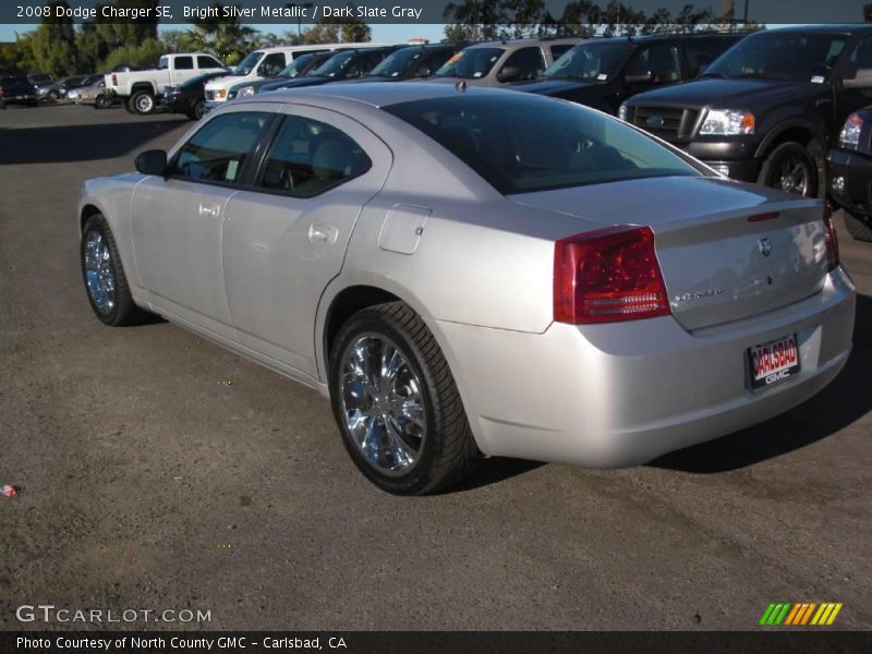 Bright Silver Metallic / Dark Slate Gray 2008 Dodge Charger SE