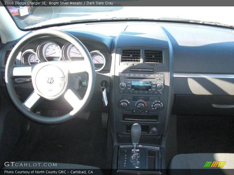 Bright Silver Metallic / Dark Slate Gray 2008 Dodge Charger SE