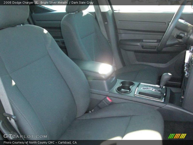 Bright Silver Metallic / Dark Slate Gray 2008 Dodge Charger SE