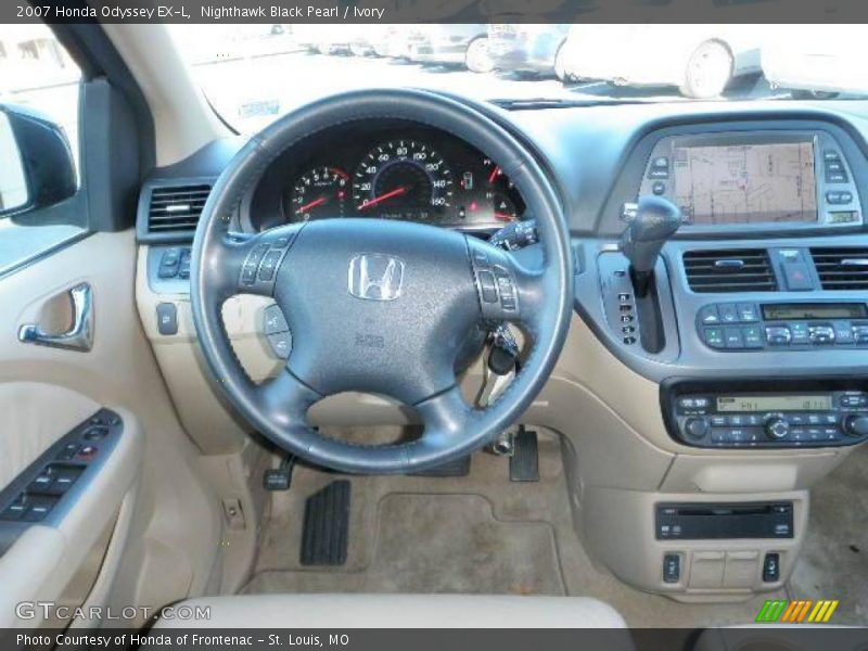 Nighthawk Black Pearl / Ivory 2007 Honda Odyssey EX-L