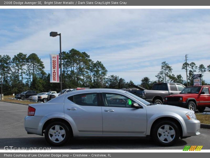 Bright Silver Metallic / Dark Slate Gray/Light Slate Gray 2008 Dodge Avenger SE
