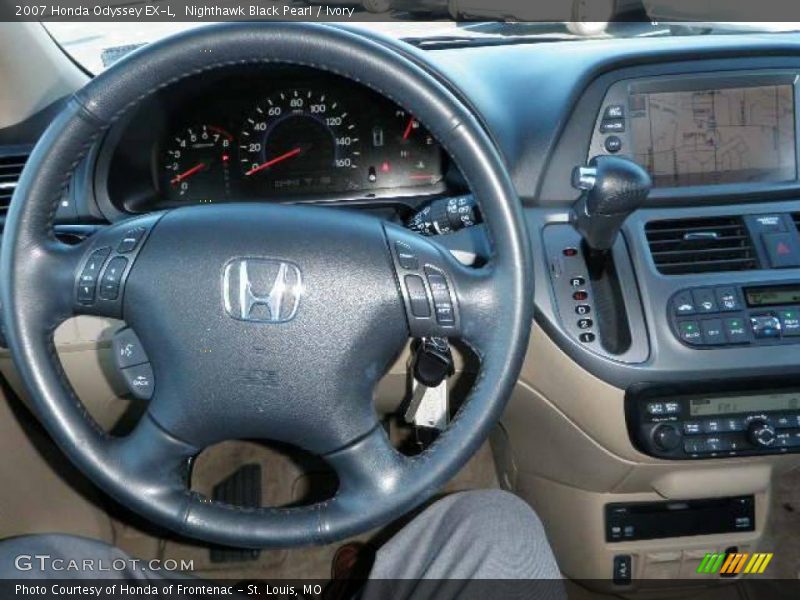 Nighthawk Black Pearl / Ivory 2007 Honda Odyssey EX-L