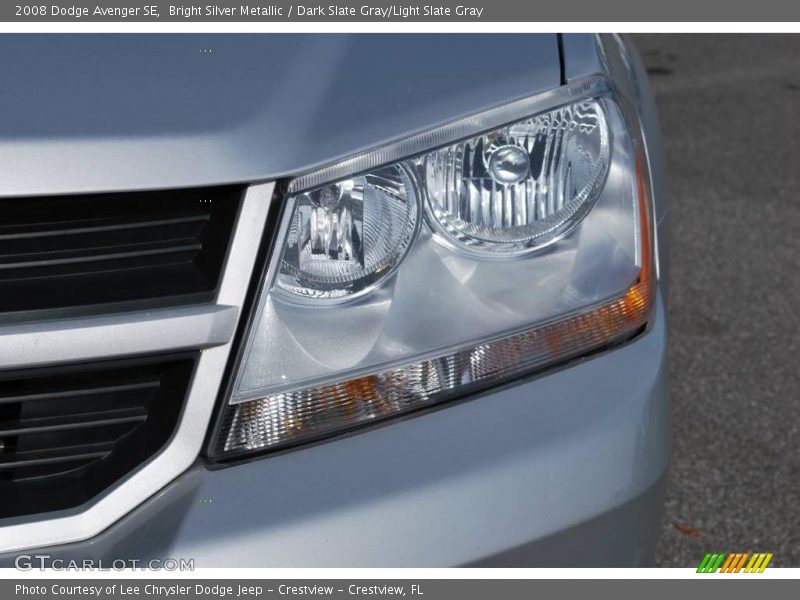 Bright Silver Metallic / Dark Slate Gray/Light Slate Gray 2008 Dodge Avenger SE
