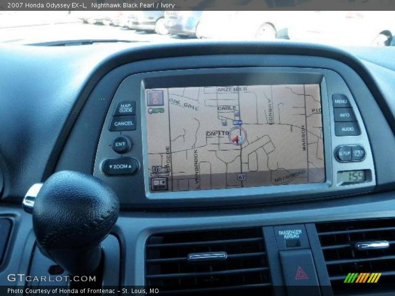 Nighthawk Black Pearl / Ivory 2007 Honda Odyssey EX-L