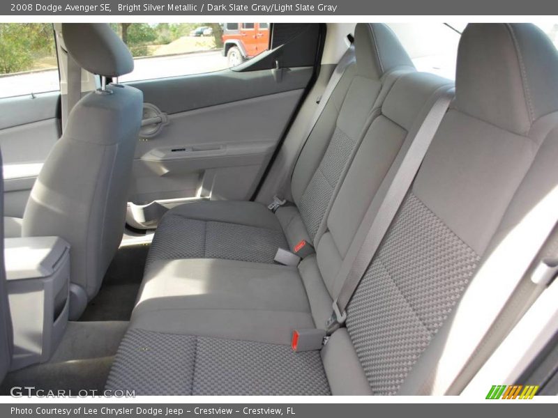 Bright Silver Metallic / Dark Slate Gray/Light Slate Gray 2008 Dodge Avenger SE